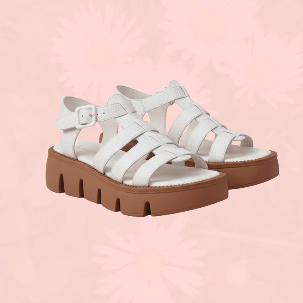 Sandalias Elora-Blanco Ostra