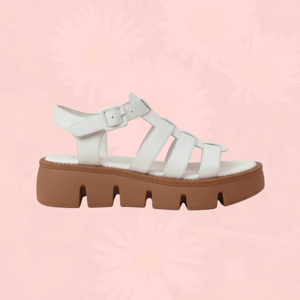 Sandalias Elora-Blanco Ostra